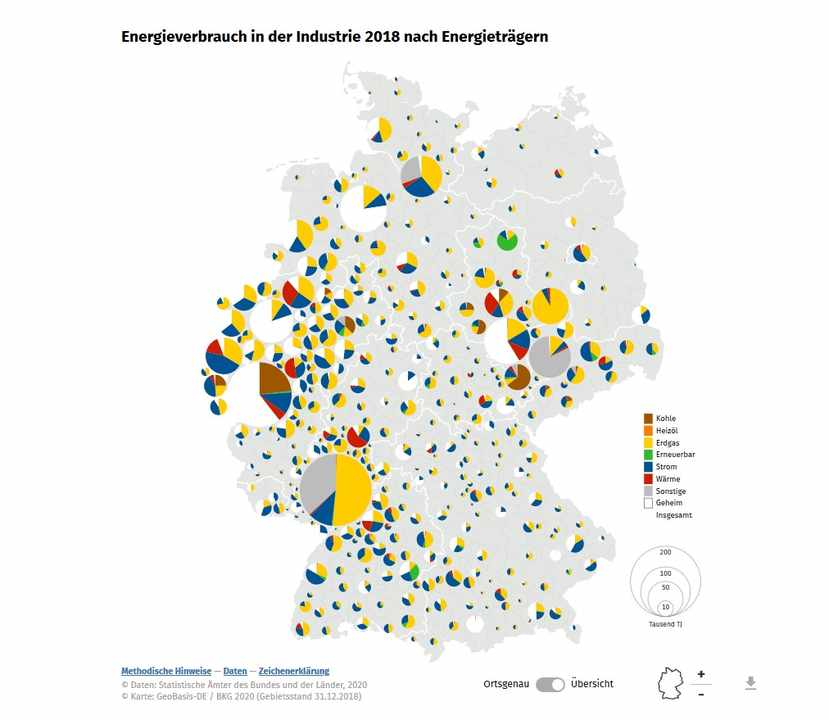 Interaktive Karte Zeigt Energieverbrauch An Industriestandorten Eid